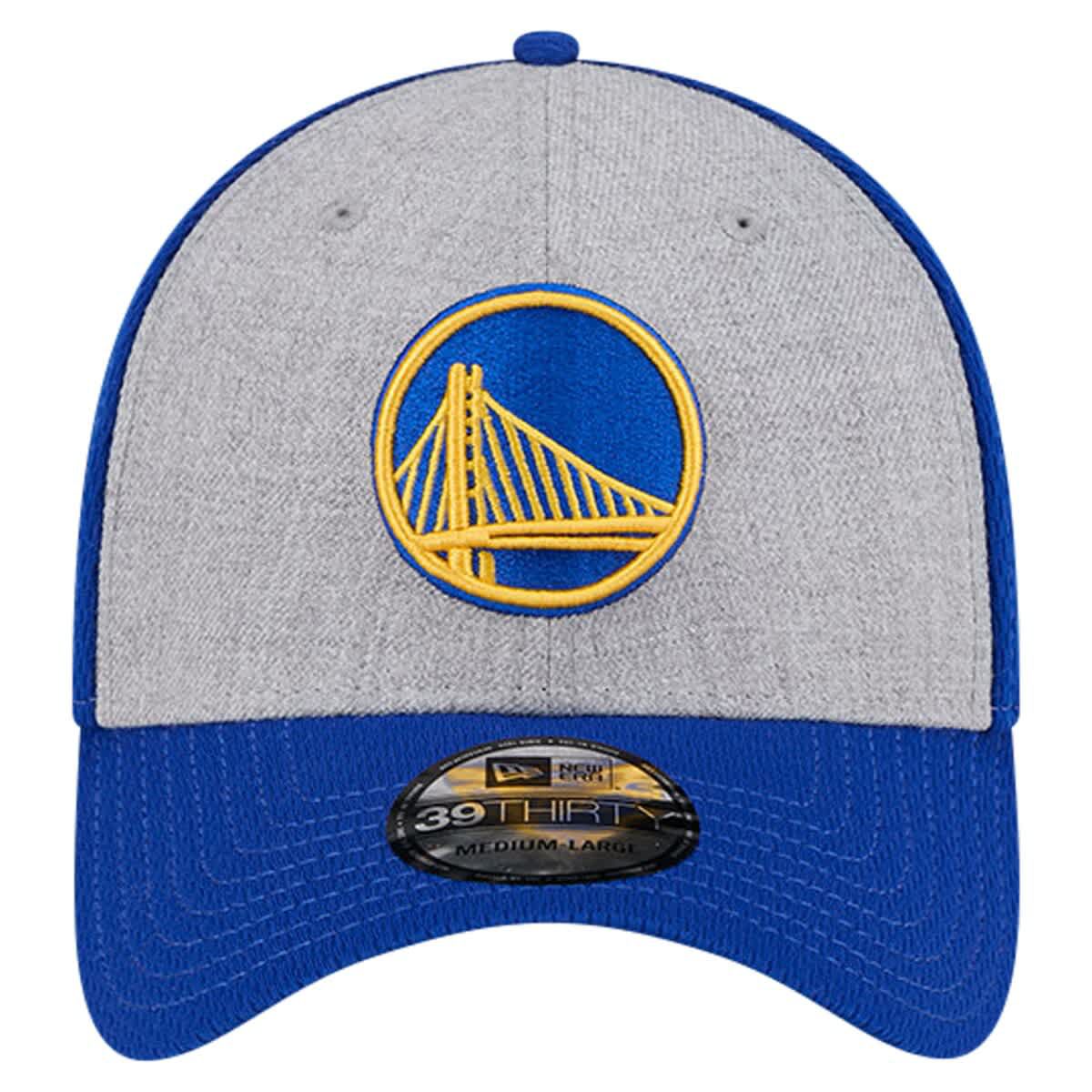 NBA Heather Gray/Royal Golden State Warriors Two-Tone 39THIRTY Flex Hat