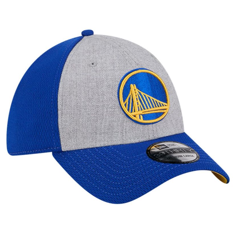 NBA Heather Gray/Royal Golden State Warriors Two-Tone 39THIRTY Flex Hat