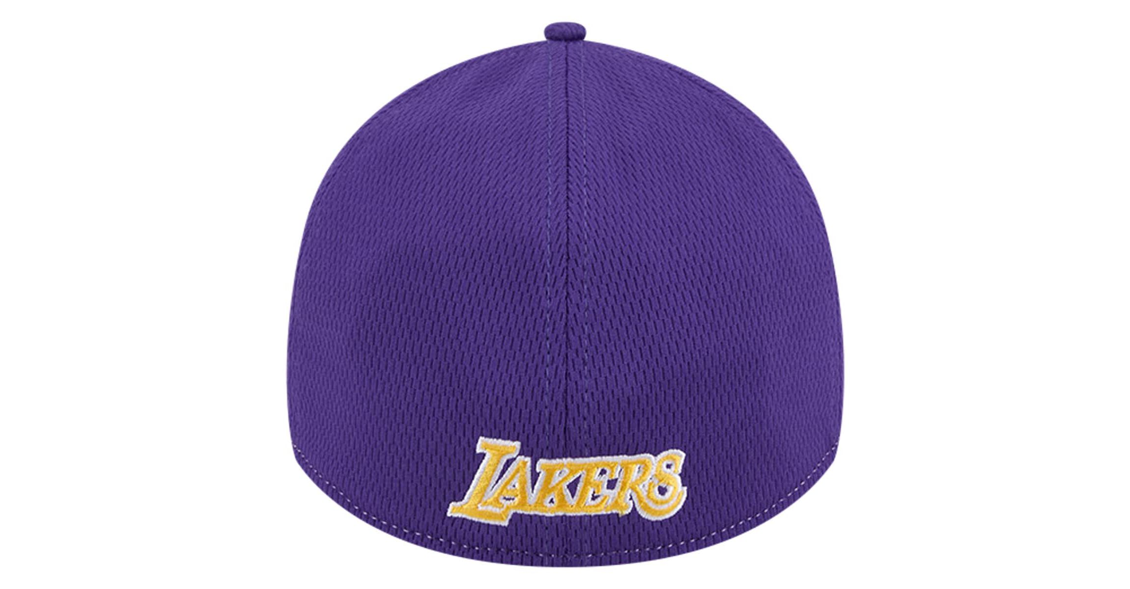 NBA Heather Gray/Purple Los Angeles Lakers Two-Tone 39THIRTY Flex Hat