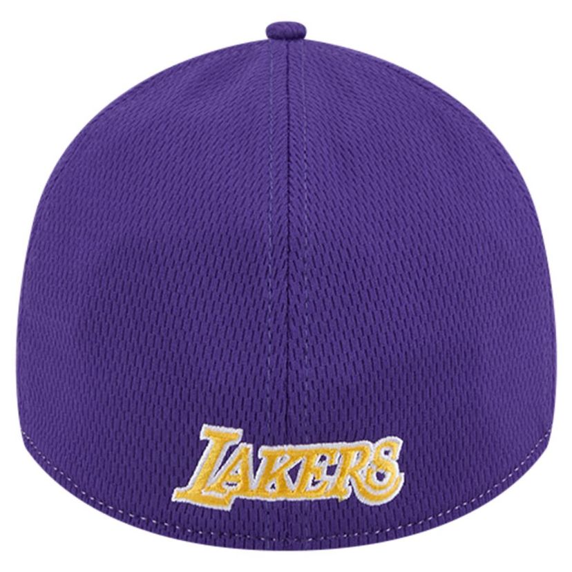 NBA Heather Gray/Purple Los Angeles Lakers Two-Tone 39THIRTY Flex Hat