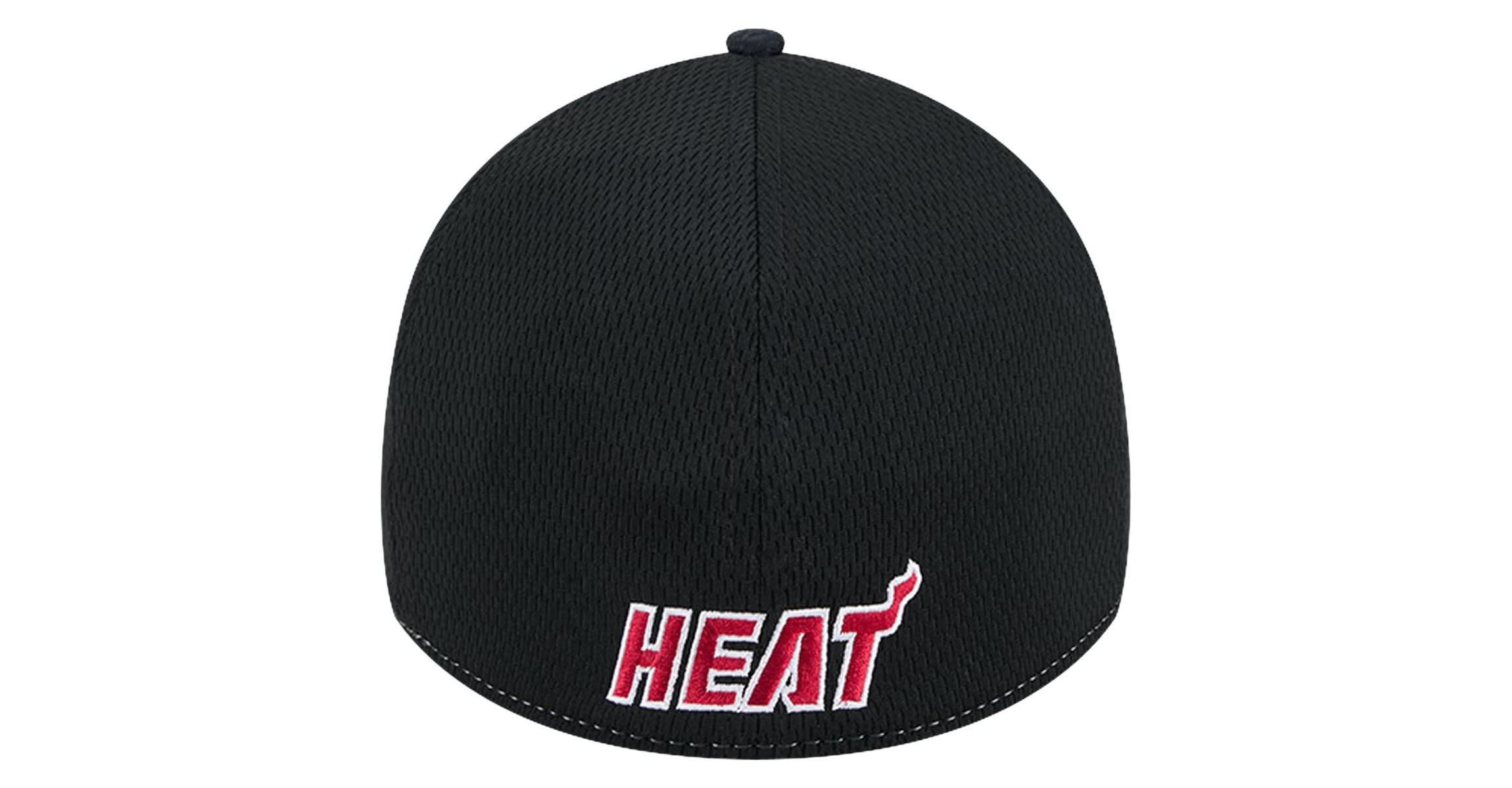 NBA Heather Gray/Black Miami Heat Two-Tone 39THIRTY Flex Hat