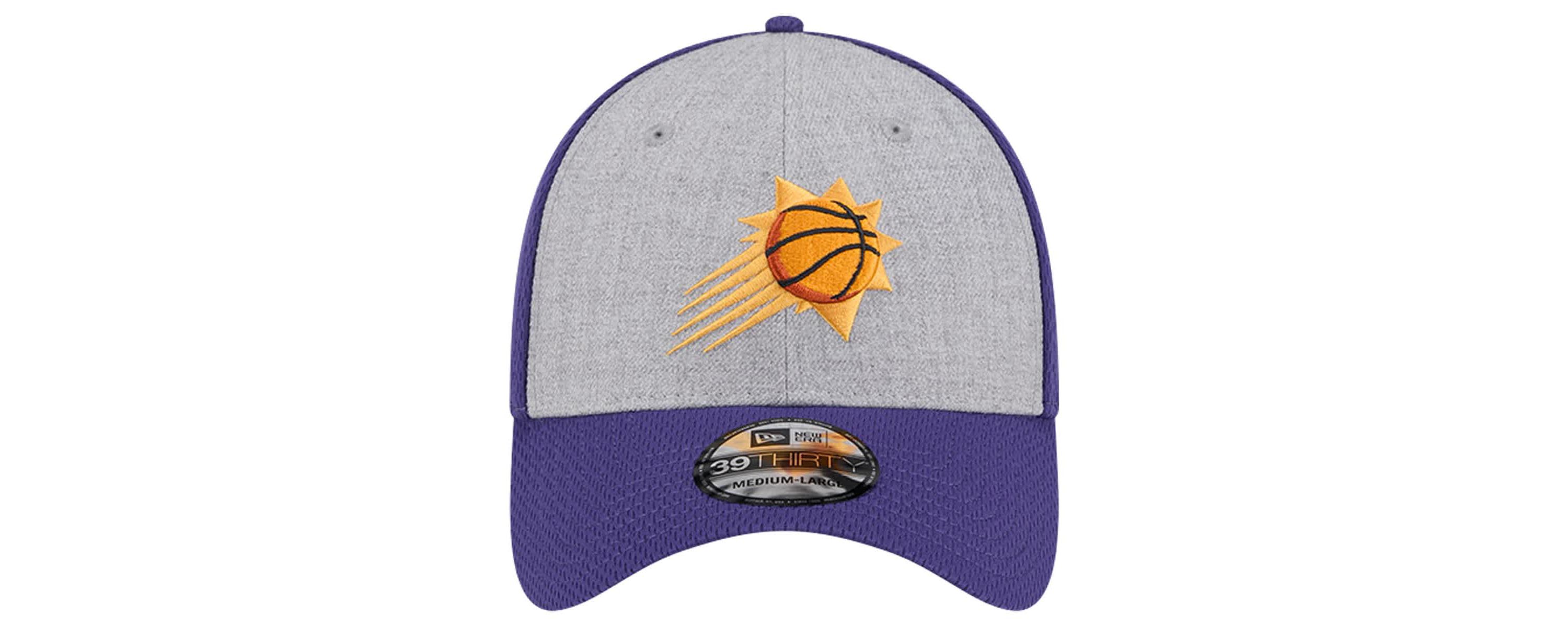 NBA Heather Gray/Purple Phoenix Suns Two-Tone 39THIRTY Flex Hat