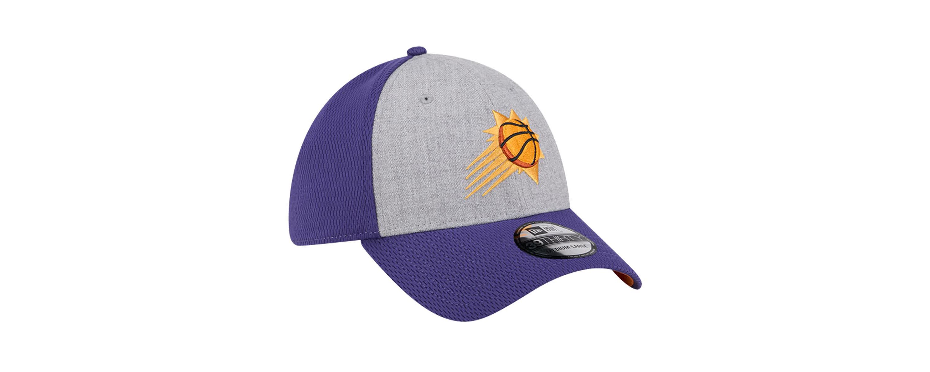NBA Heather Gray/Purple Phoenix Suns Two-Tone 39THIRTY Flex Hat