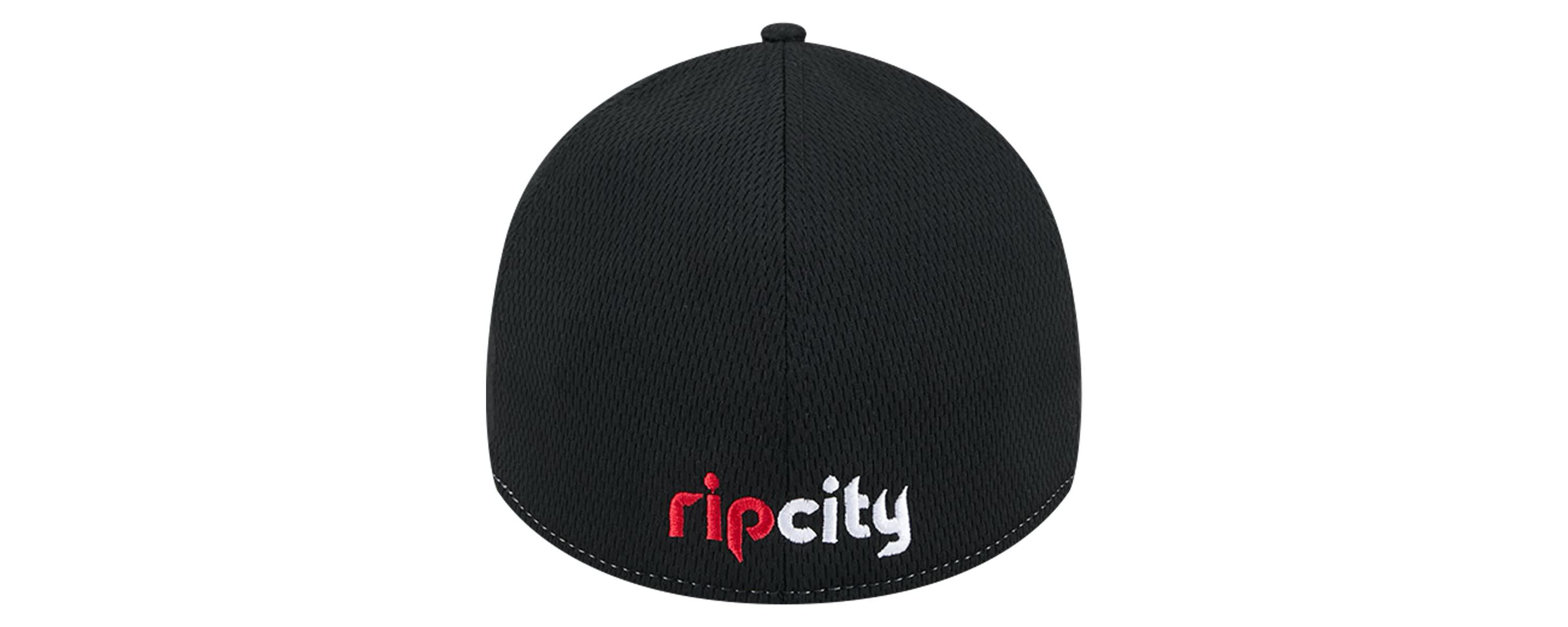 NBA Heather Gray/Black Portland Trail Blazers Two-Tone 39THIRTY Flex Hat