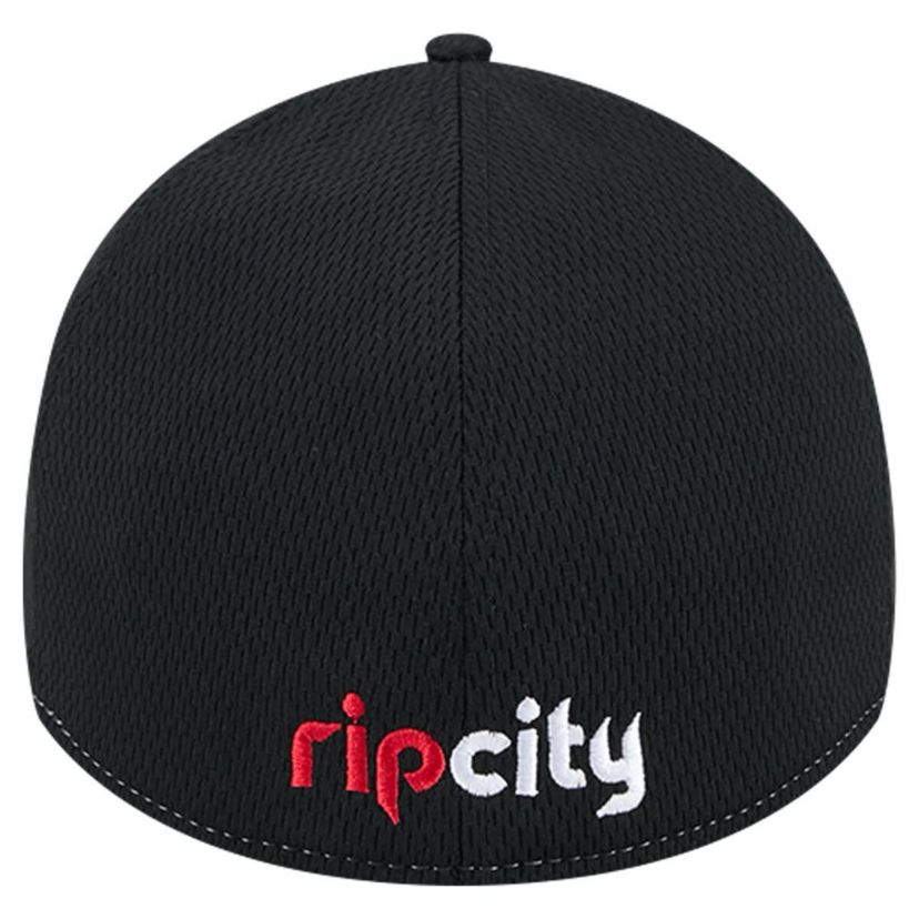 NBA Heather Gray/Black Portland Trail Blazers Two-Tone 39THIRTY Flex Hat