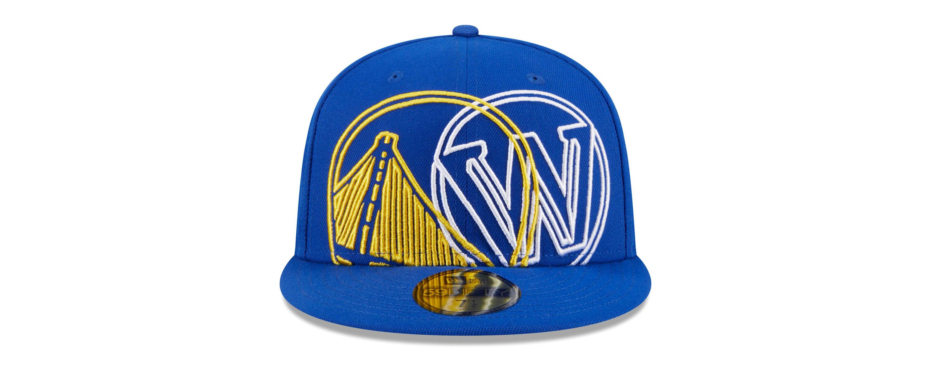 NBA Golden State Warriors Game Day Hollow Logo Mashup 59FIFTY Fitted Hat