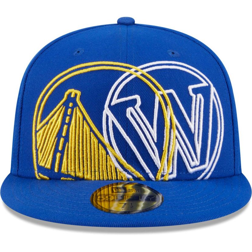 NBA Golden State Warriors Game Day Hollow Logo Mashup 59FIFTY Fitted Hat