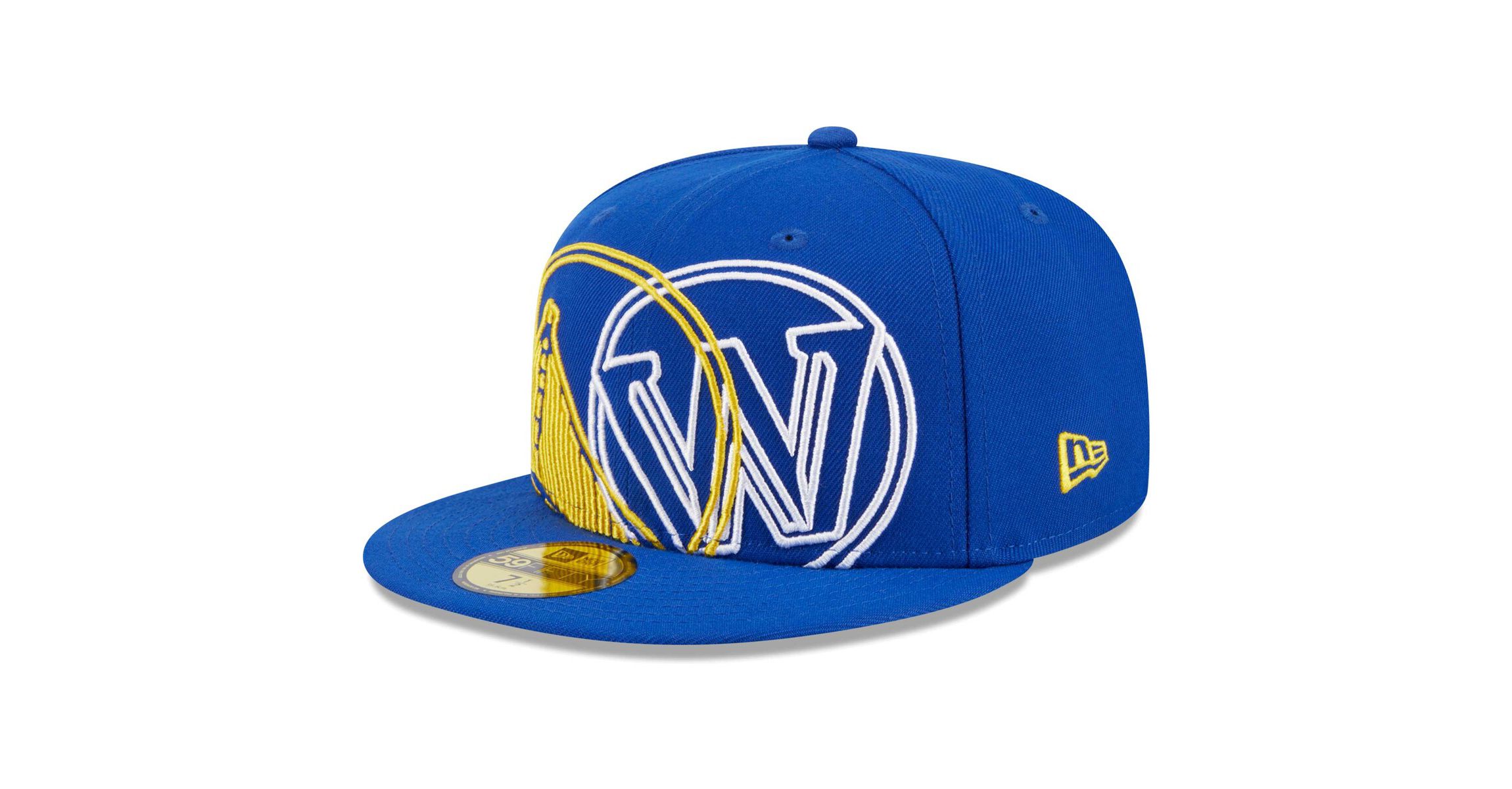 NBA Golden State Warriors Game Day Hollow Logo Mashup 59FIFTY Fitted Hat