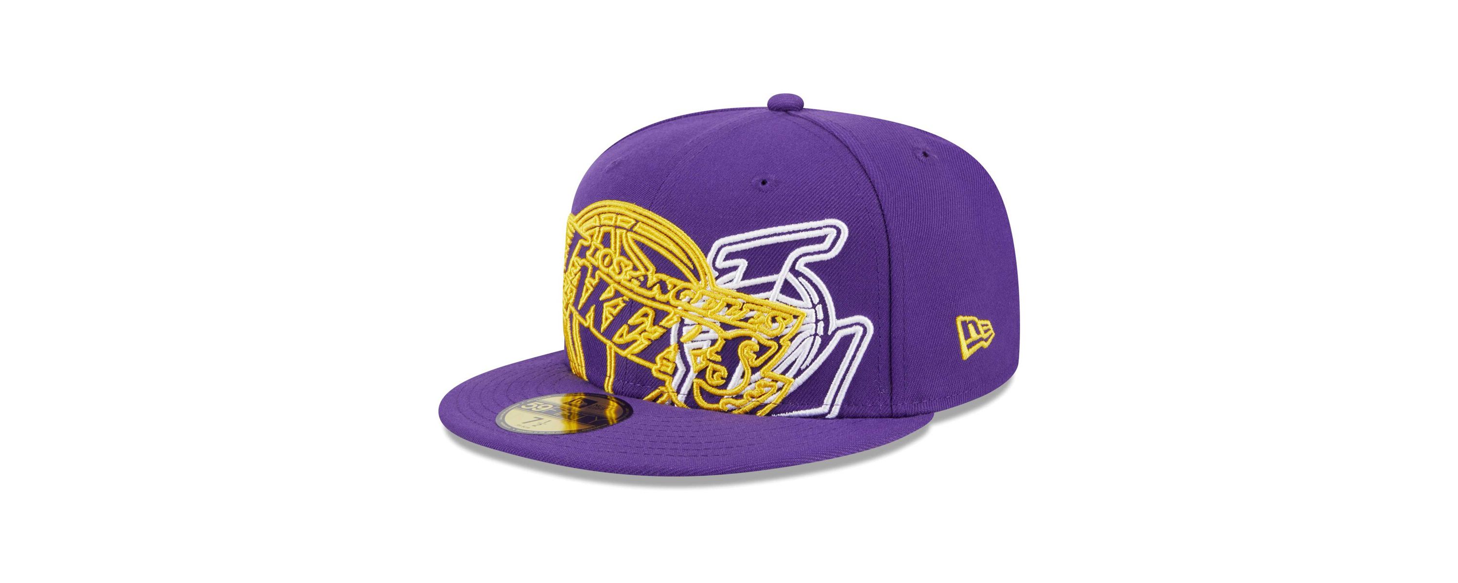 NBA Los Angeles Lakers Game Day Hollow Logo Mashup 59FIFTY Fitted Hat