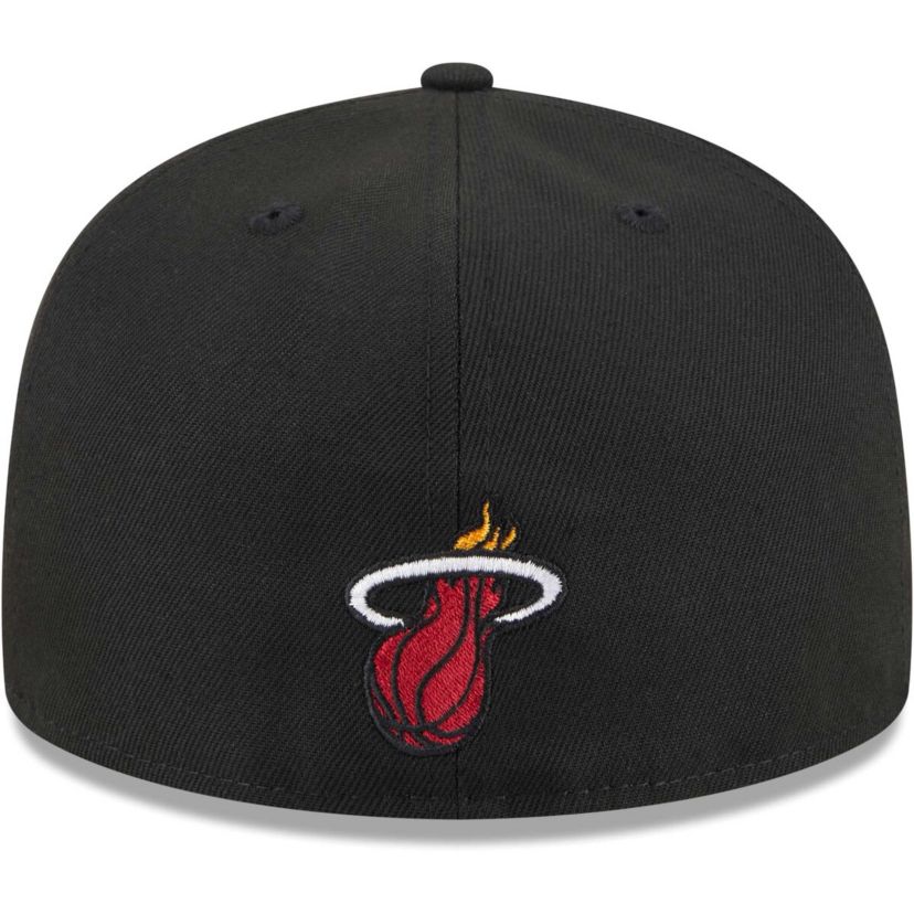 NBA Miami Heat Game Day Hollow Logo Mashup 59FIFTY Fitted Hat