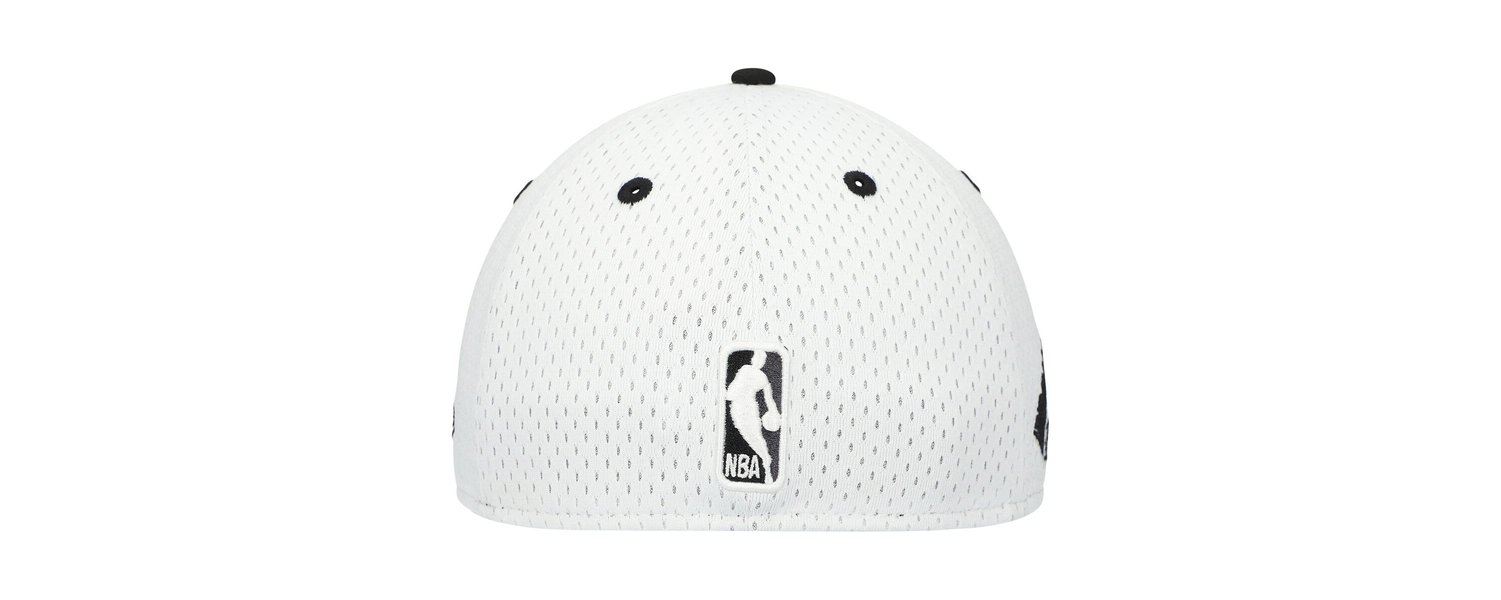 NBA White/Black Brooklyn Nets Throwback 2Tone 59FIFTY Fitted Hat