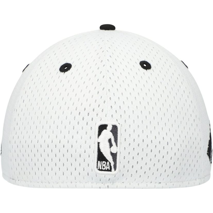 NBA White/Black Brooklyn Nets Throwback 2Tone 59FIFTY Fitted Hat