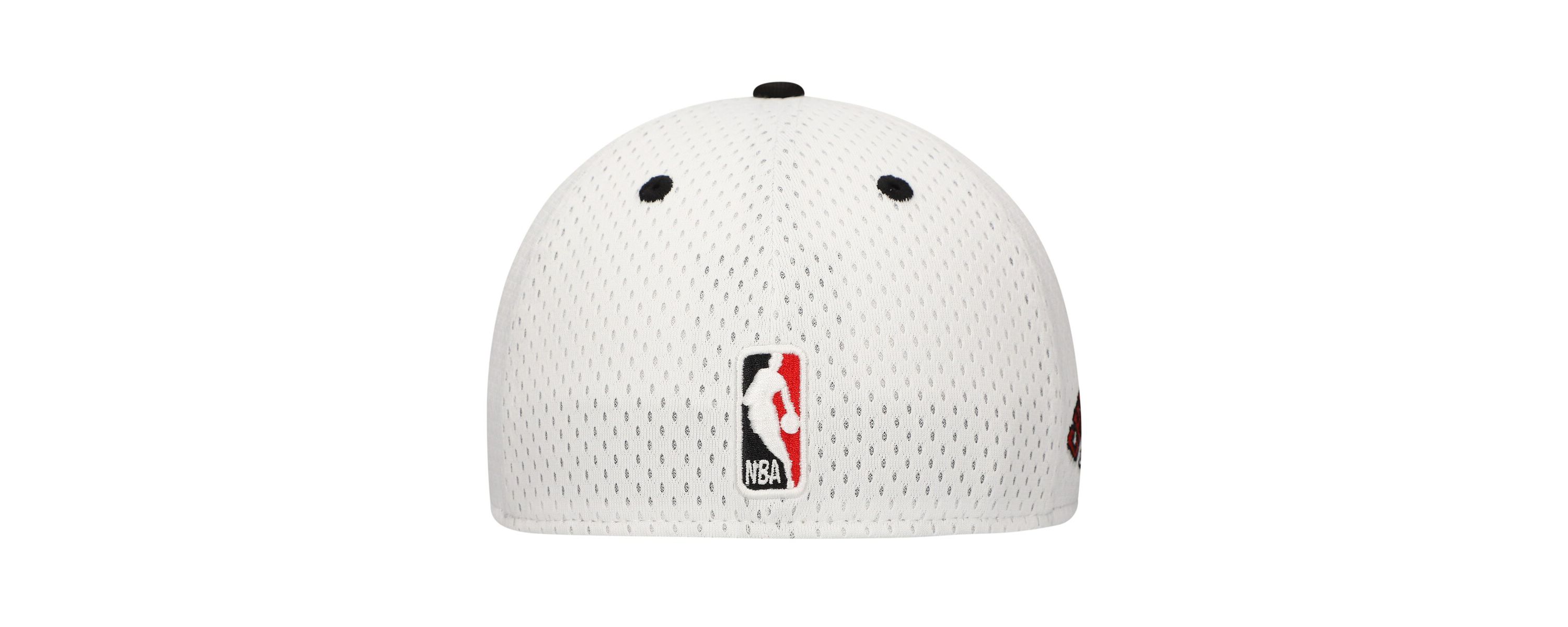 NBA White/Black Chicago Bulls Throwback 2Tone 59FIFTY Fitted Hat