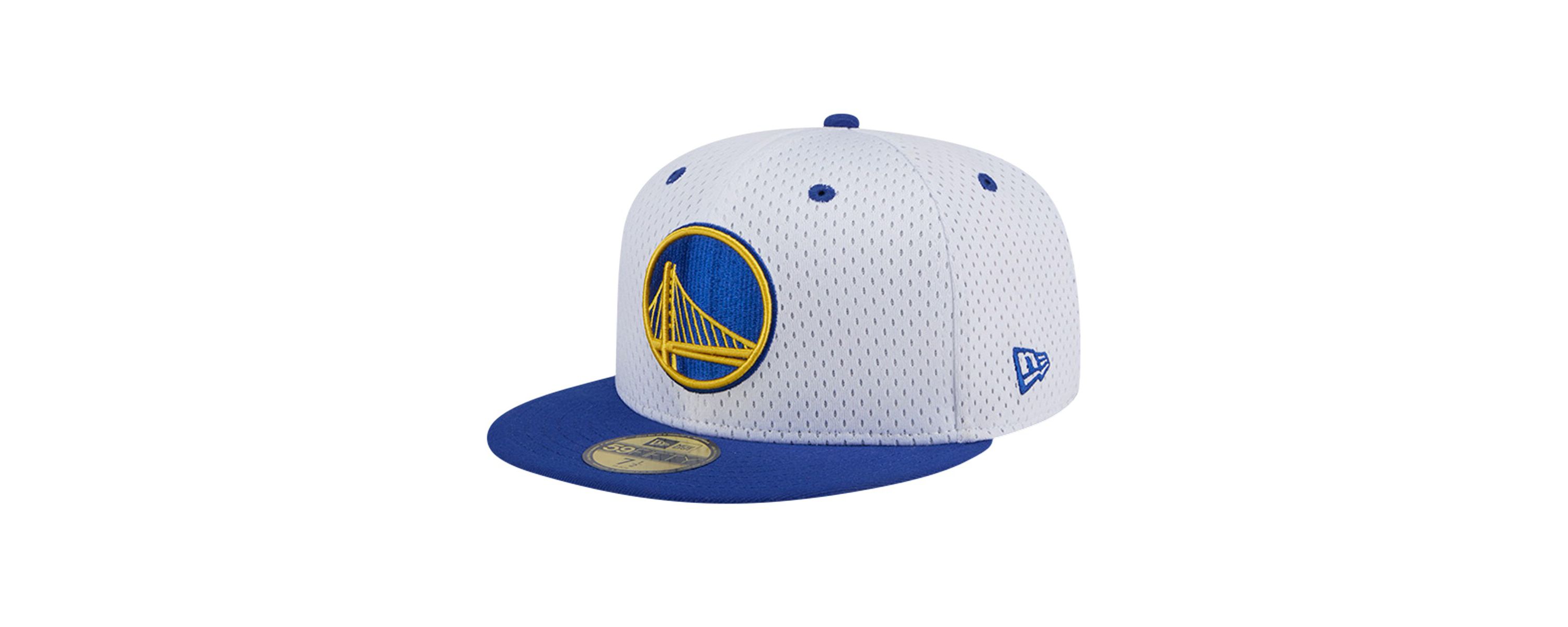 NBA White/Royal Golden State Warriors Throwback 2Tone 59FIFTY Fitted Hat