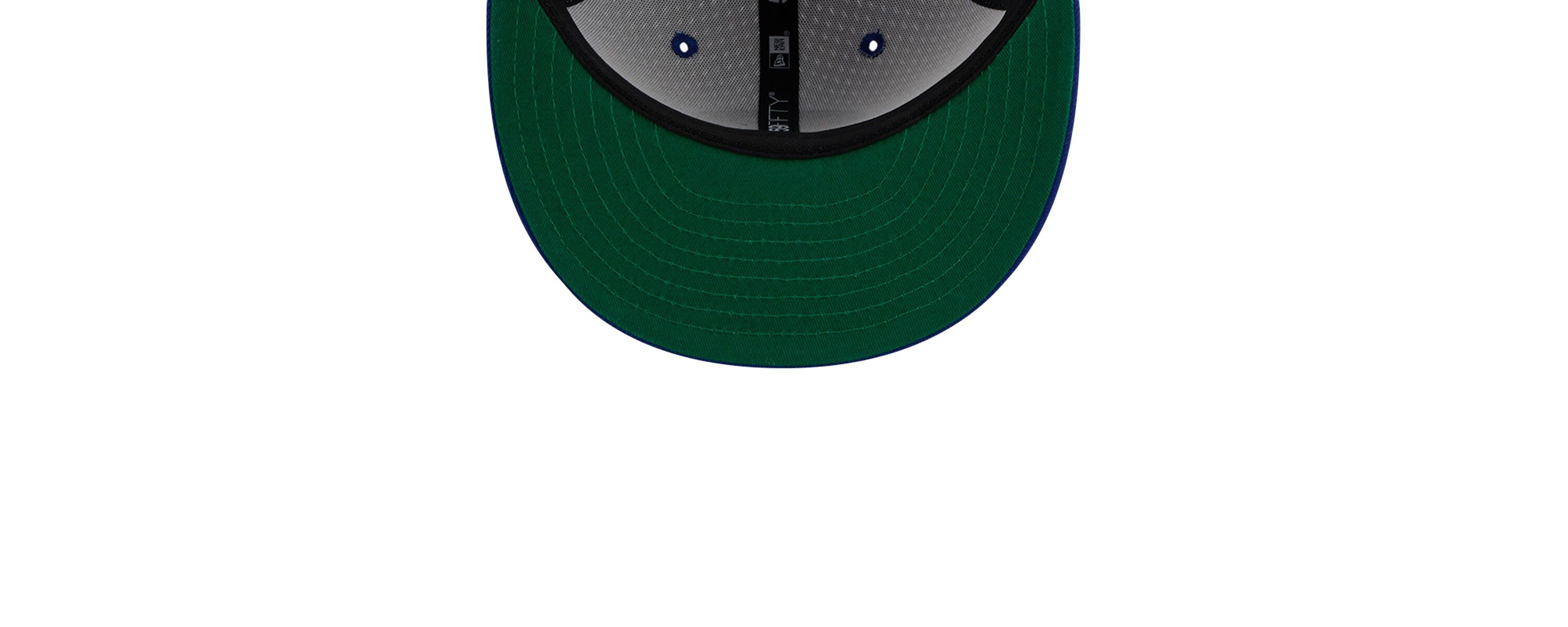 NBA White/Royal Golden State Warriors Throwback 2Tone 59FIFTY Fitted Hat