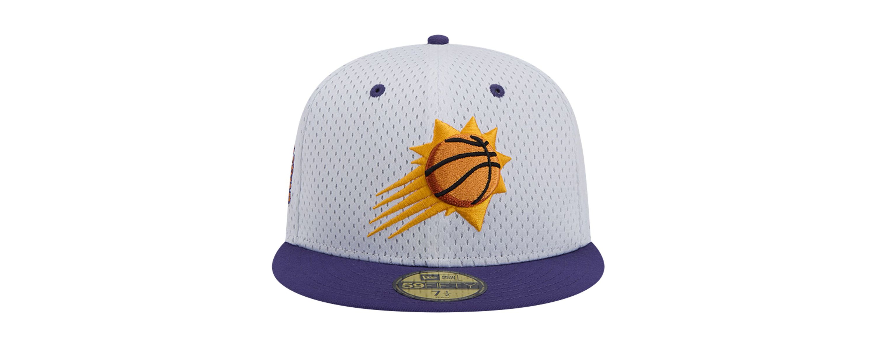 NBA White/Purple Phoenix Suns Throwback 2Tone 59FIFTY Fitted Hat