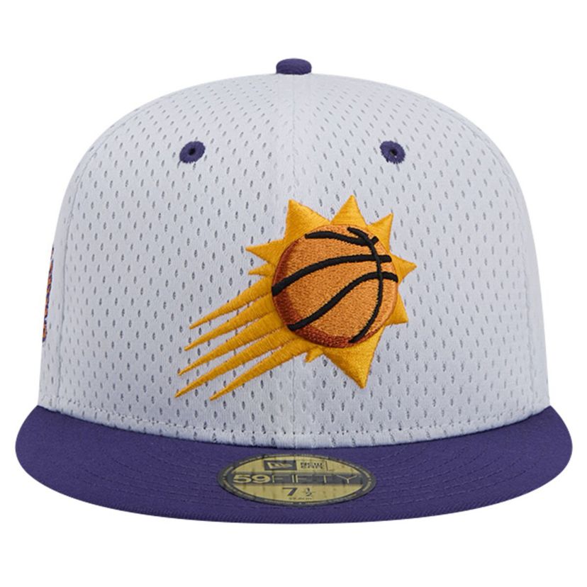 NBA White/Purple Phoenix Suns Throwback 2Tone 59FIFTY Fitted Hat