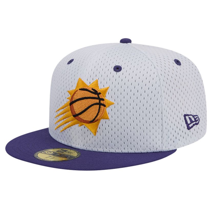 NBA White/Purple Phoenix Suns Throwback 2Tone 59FIFTY Fitted Hat