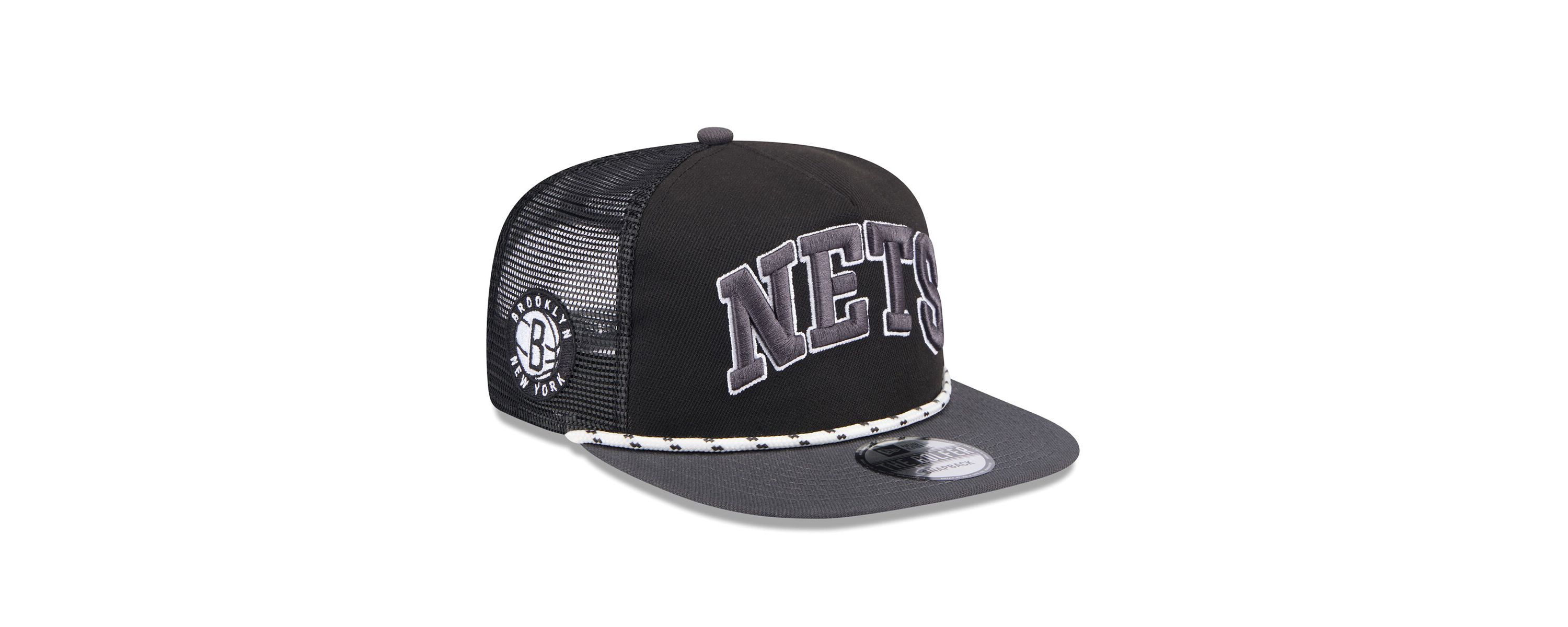 NBA Brooklyn Nets Throwback Team Arch Golfer Snapback Hat