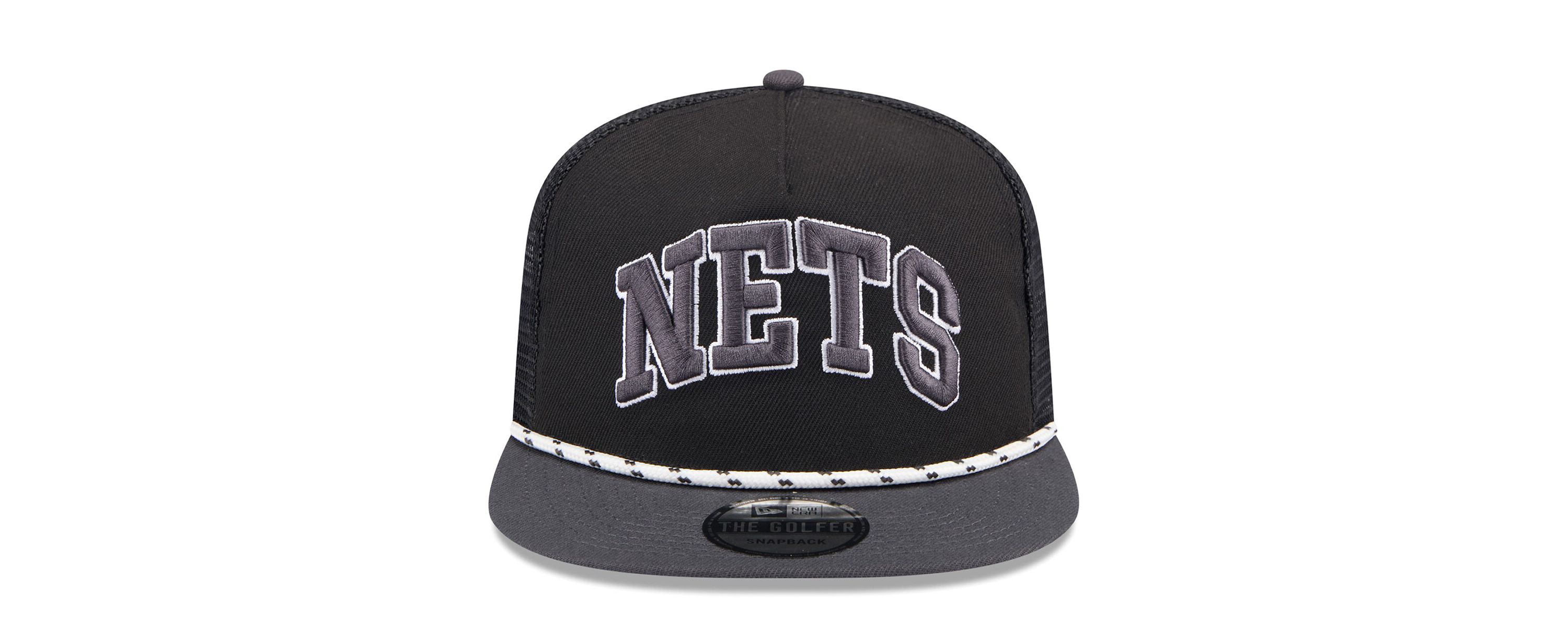 NBA Brooklyn Nets Throwback Team Arch Golfer Snapback Hat