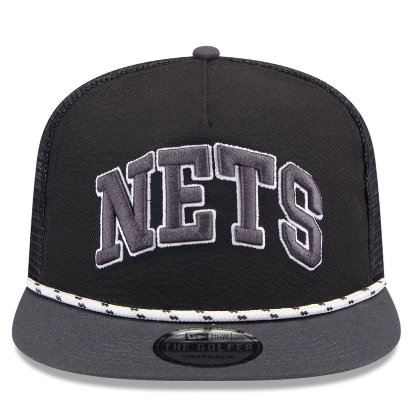 NBA Brooklyn Nets Throwback Team Arch Golfer Snapback Hat
