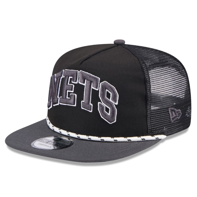 NBA Brooklyn Nets Throwback Team Arch Golfer Snapback Hat
