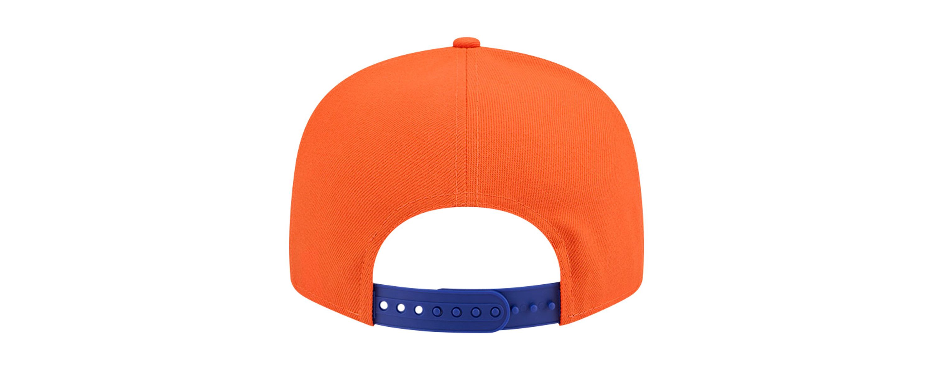 NBA White/Blue New York Knicks Throwback Gradient Tech Font 9FIFTY Snapback Hat