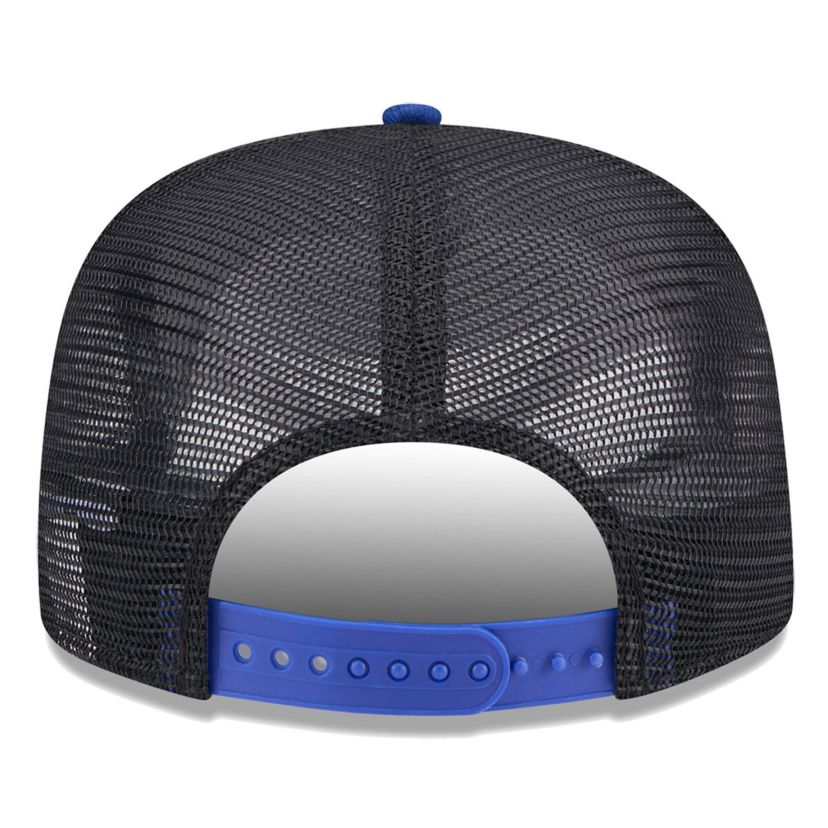 NBA Black/Royal Philadelphia 76ers Throwback Team Arch Golfer Snapback Hat
