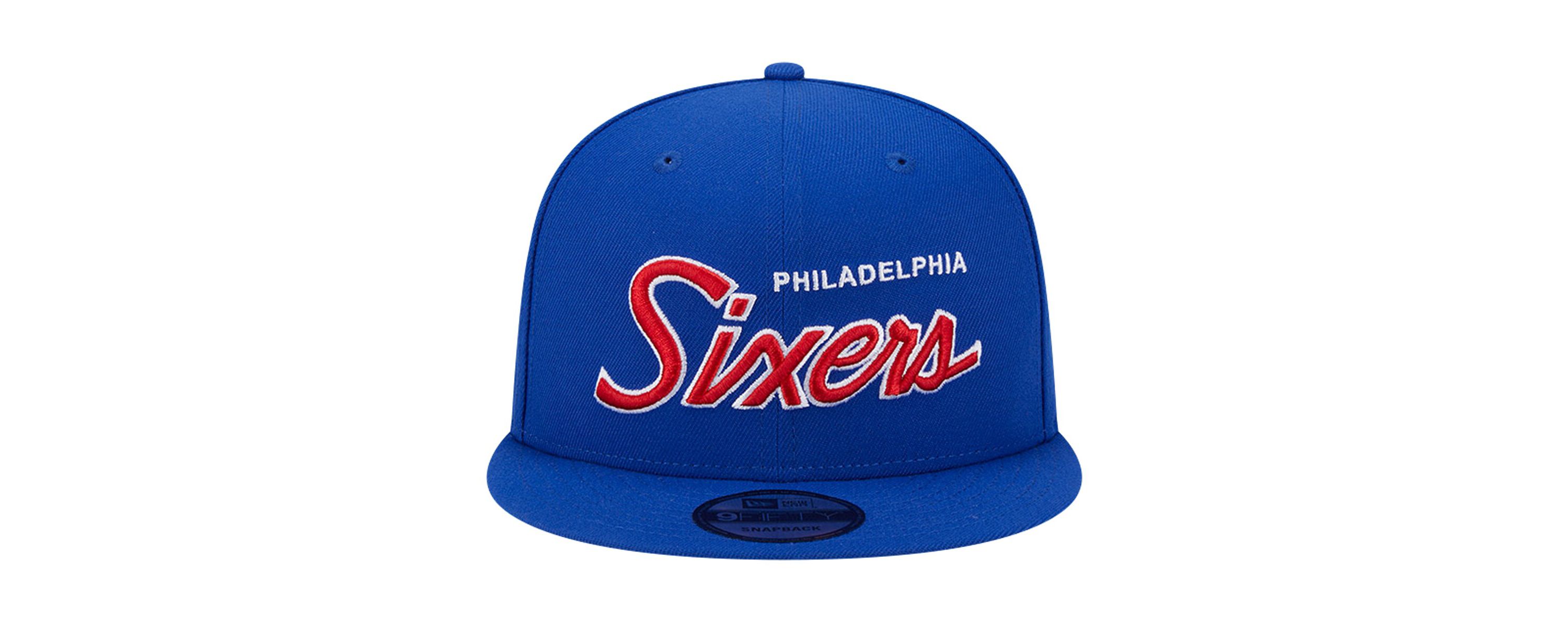 NBA Philadelphia 76ers Script Side Patch 9FIFTY Snapback Hat