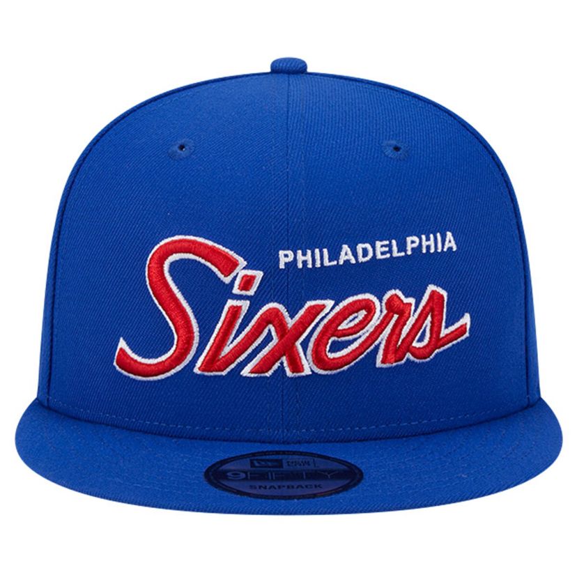 NBA Philadelphia 76ers Script Side Patch 9FIFTY Snapback Hat
