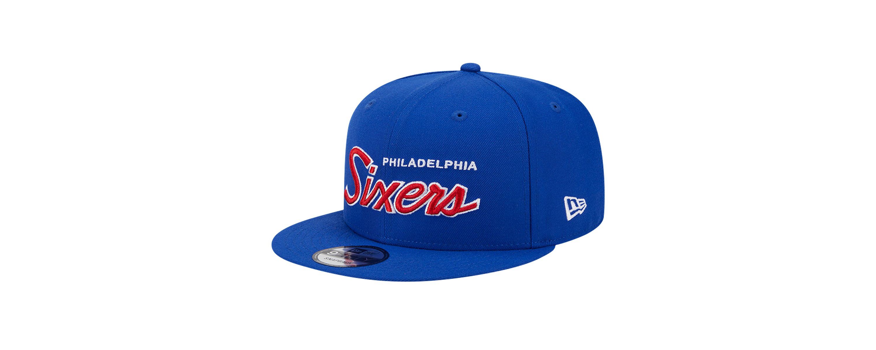 NBA Philadelphia 76ers Script Side Patch 9FIFTY Snapback Hat