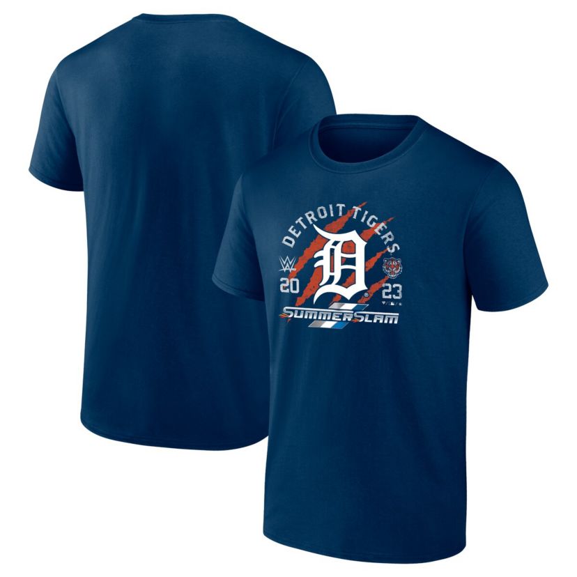 MLB Fanatics Detroit Tigers X 2023 SummerSlam T-Shirt