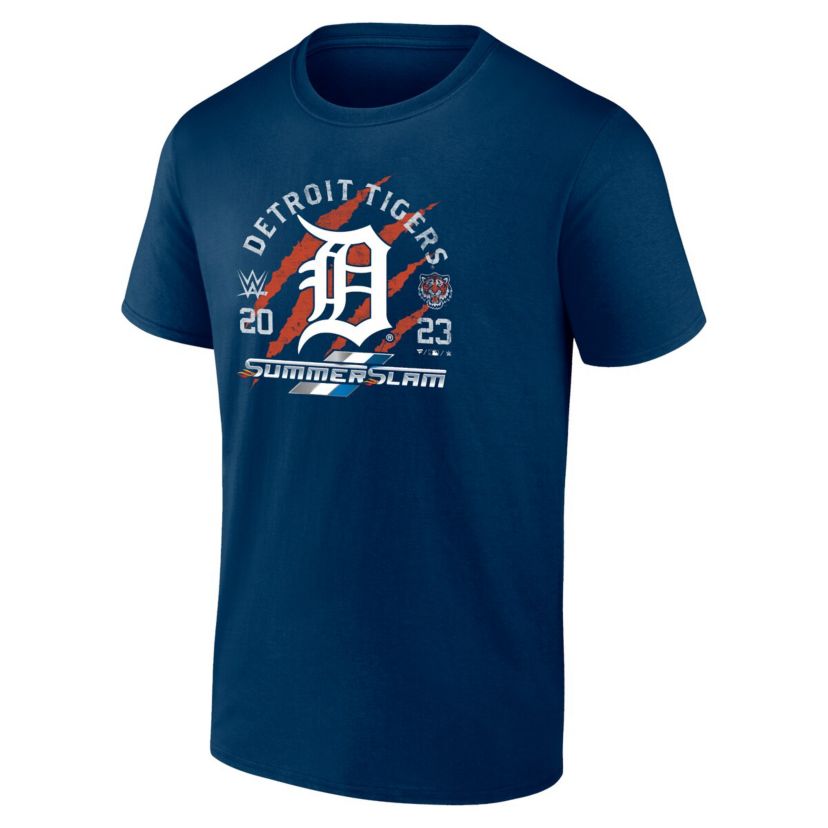 MLB Fanatics Detroit Tigers X 2023 SummerSlam T-Shirt