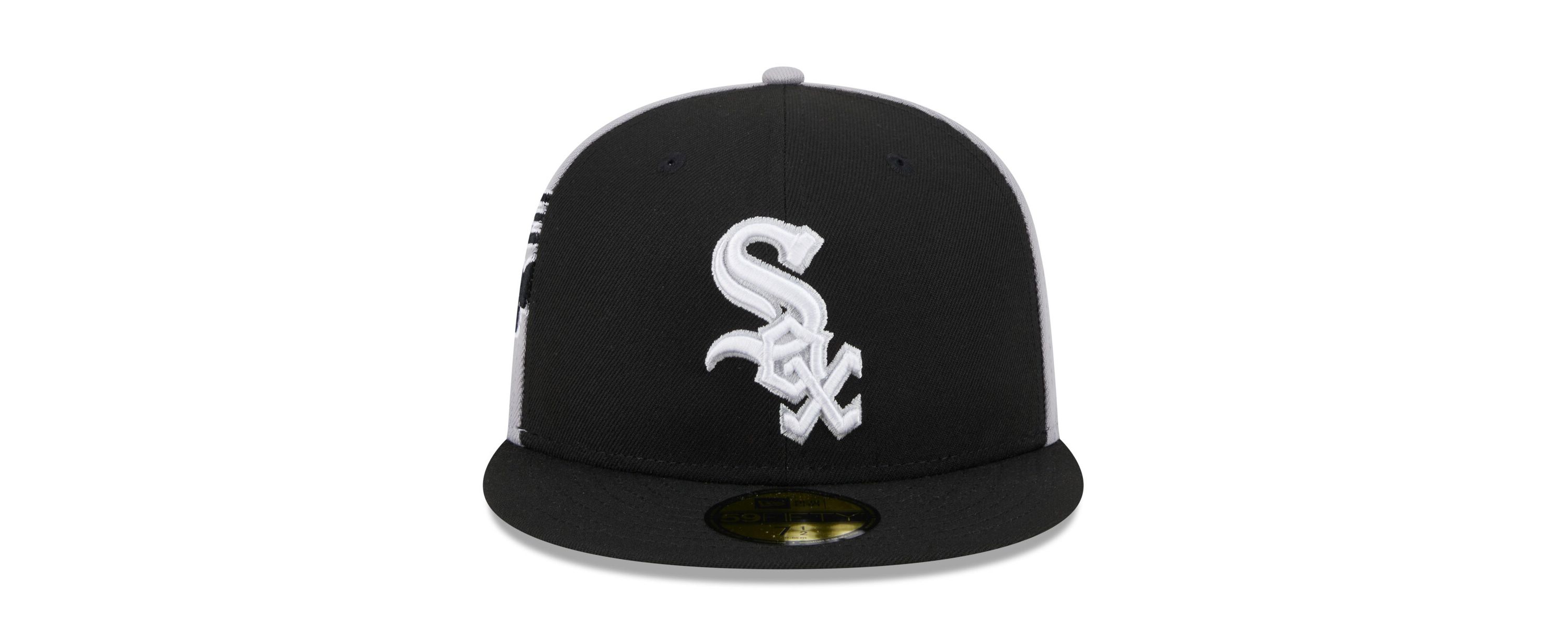 Chicago White Sox MLB Black/Gray Chicago Sox Gameday Sideswipe 59FIFTY Fitted Hat