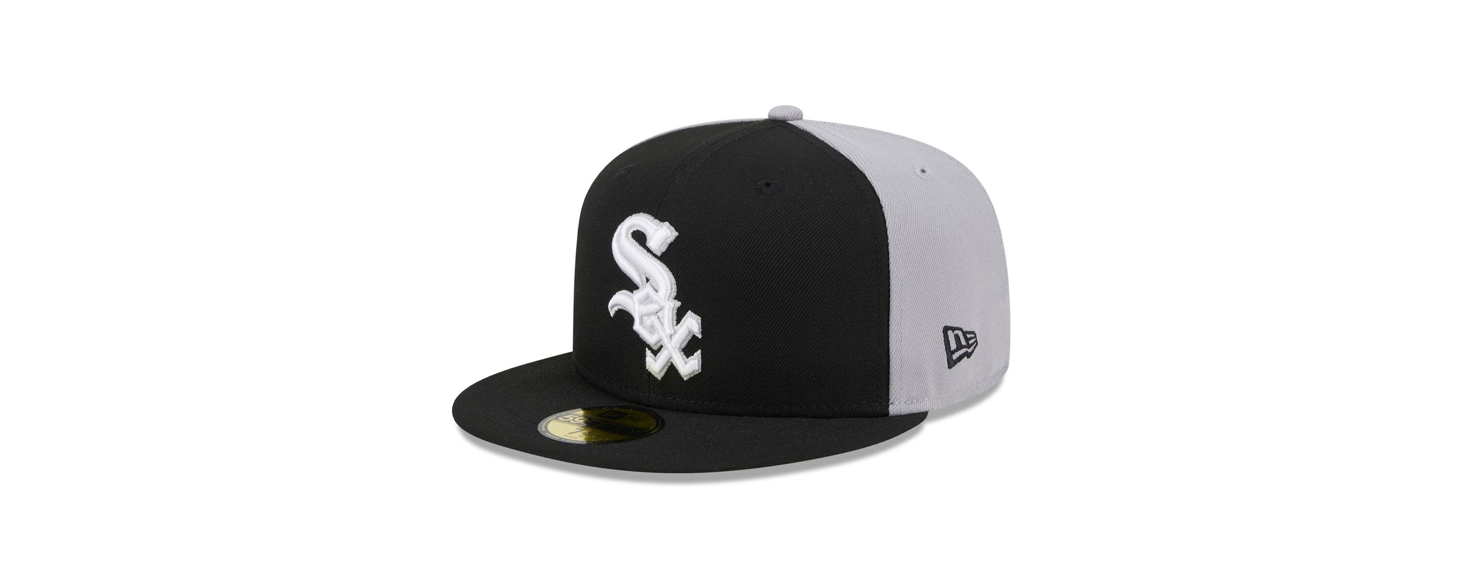 Chicago White Sox MLB Black/Gray Chicago Sox Gameday Sideswipe 59FIFTY Fitted Hat