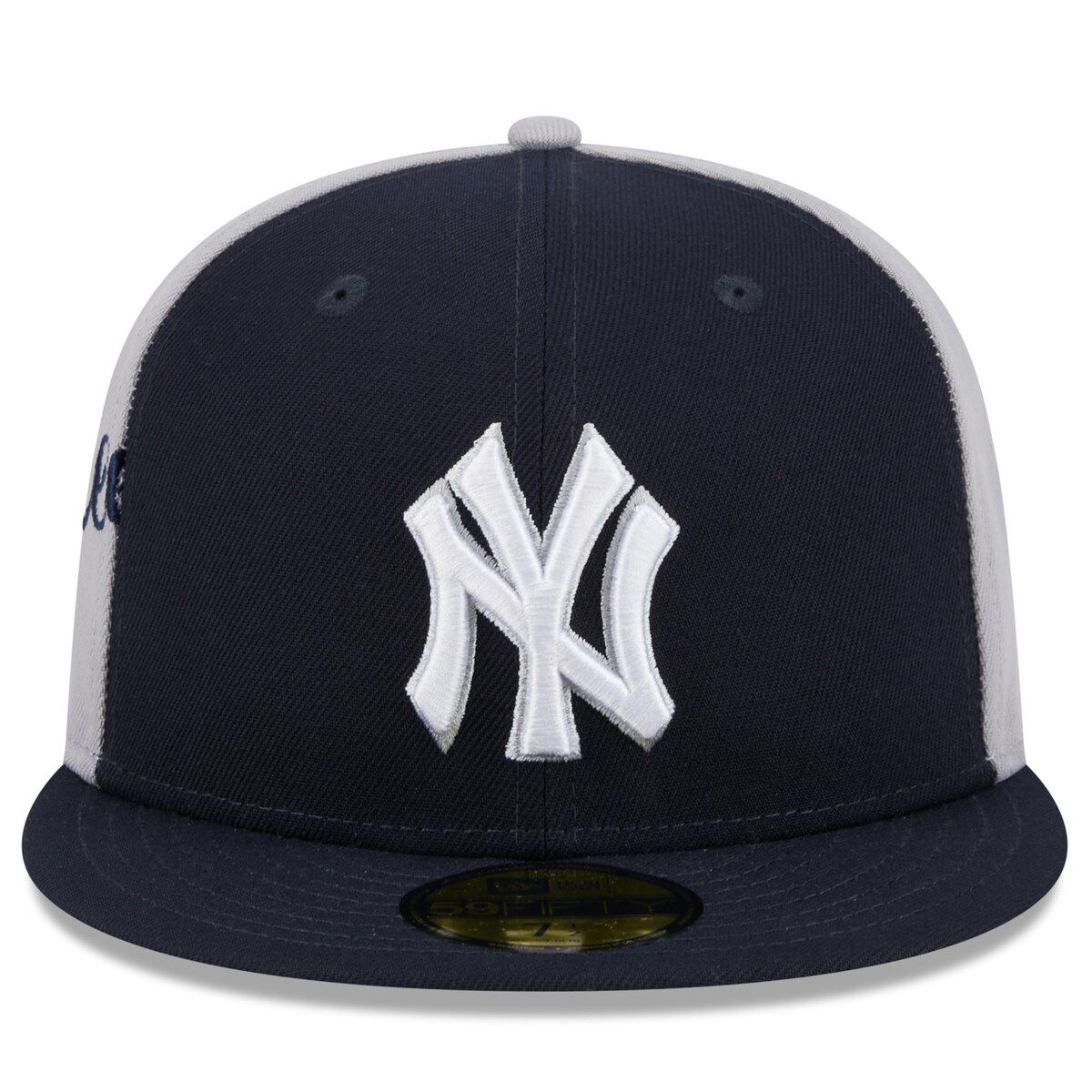 MLB Navy/Gray New York Yankees Gameday Sideswipe 59FIFTY Fitted Hat