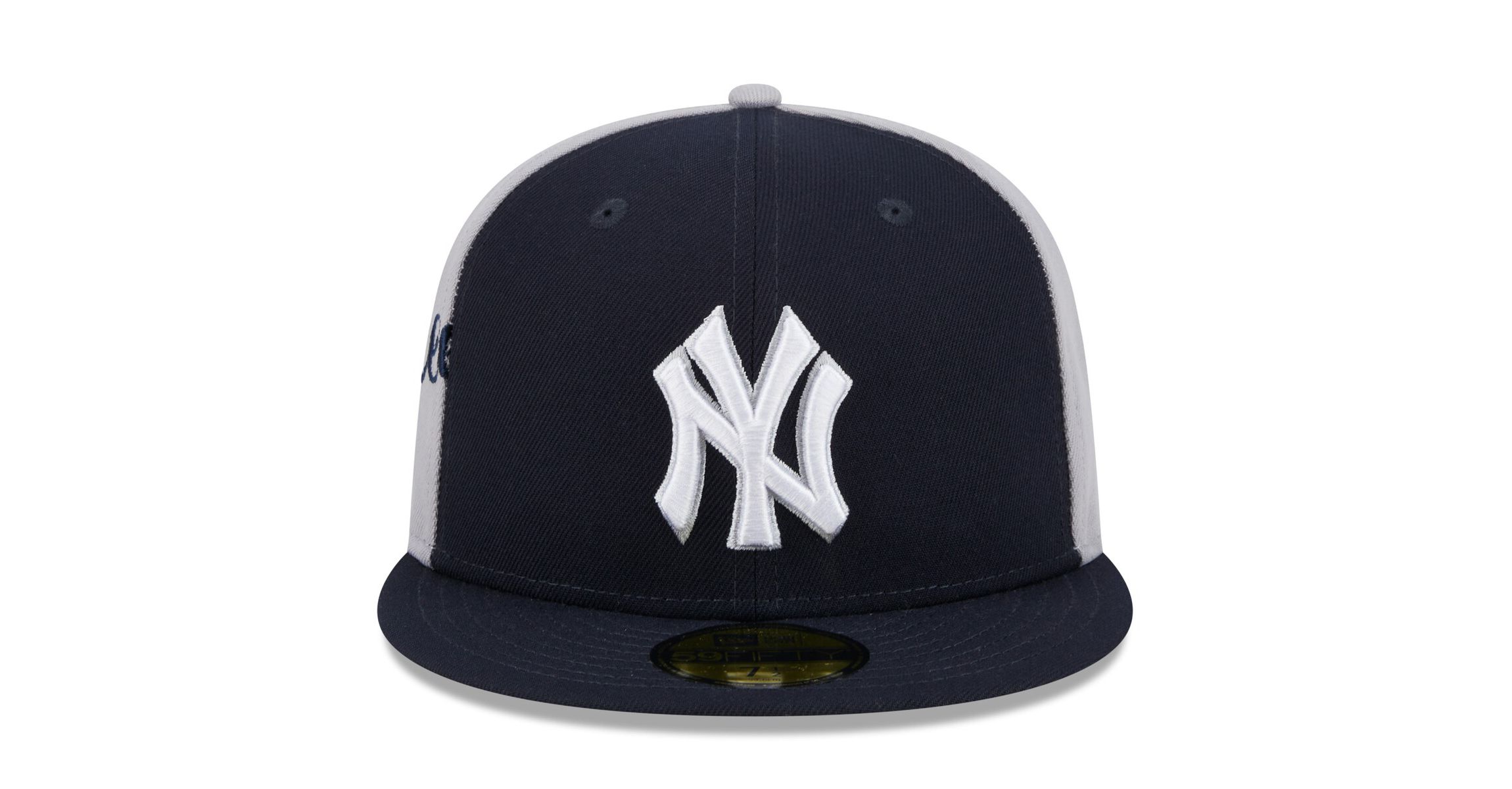 MLB Navy/Gray New York Yankees Gameday Sideswipe 59FIFTY Fitted Hat