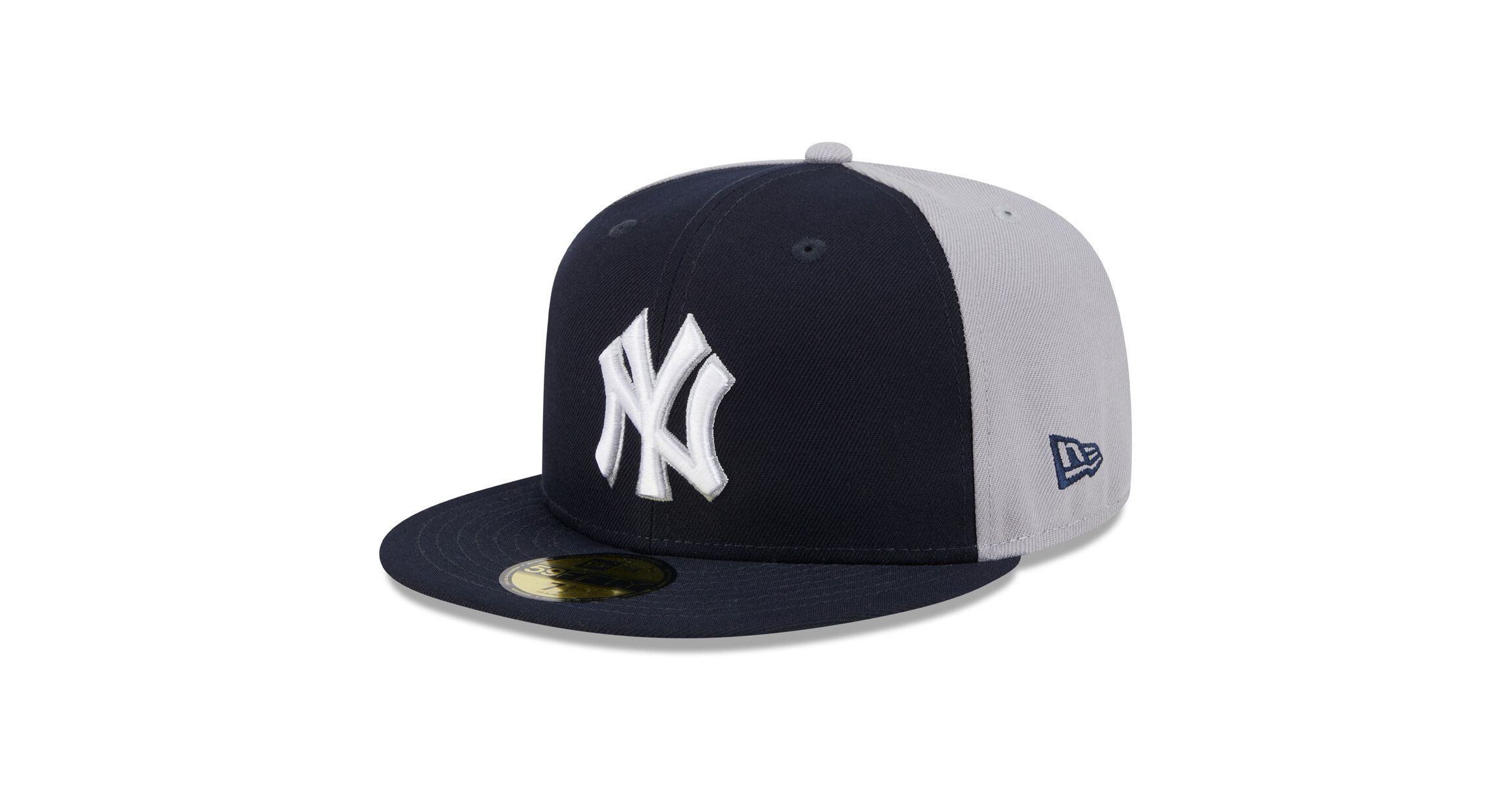MLB Navy/Gray New York Yankees Gameday Sideswipe 59FIFTY Fitted Hat