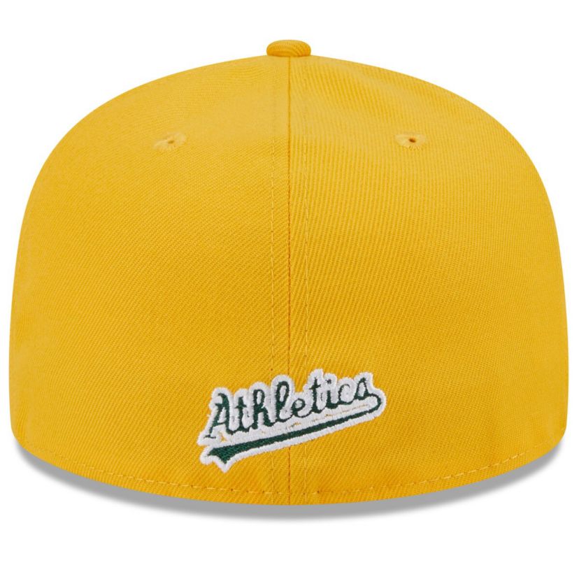 Oakland Athletics MLB Green/Gold Athletics Gameday Sideswipe 59FIFTY Fitted Hat
