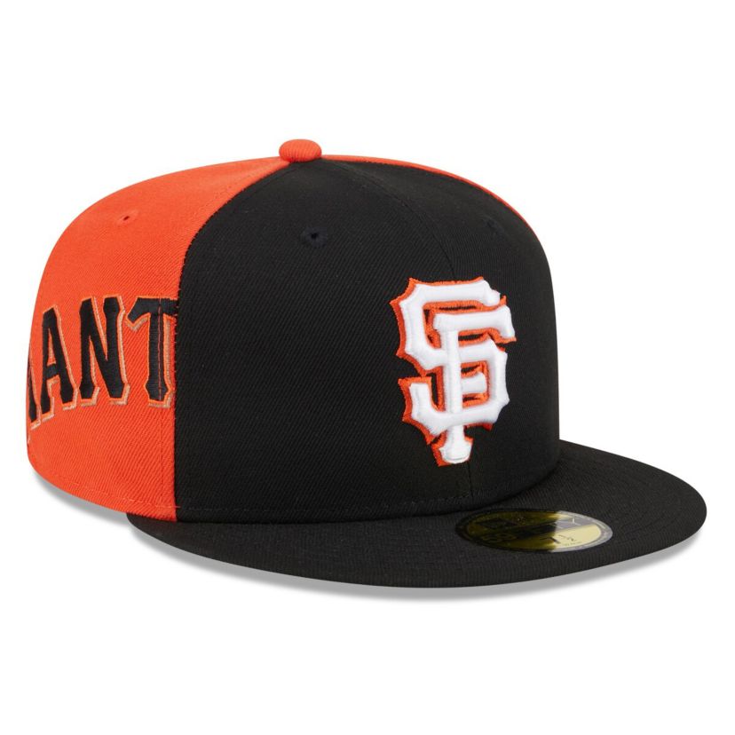 MLB Black/Orange San Francisco Giants Gameday Sideswipe 59FIFTY Fitted Hat