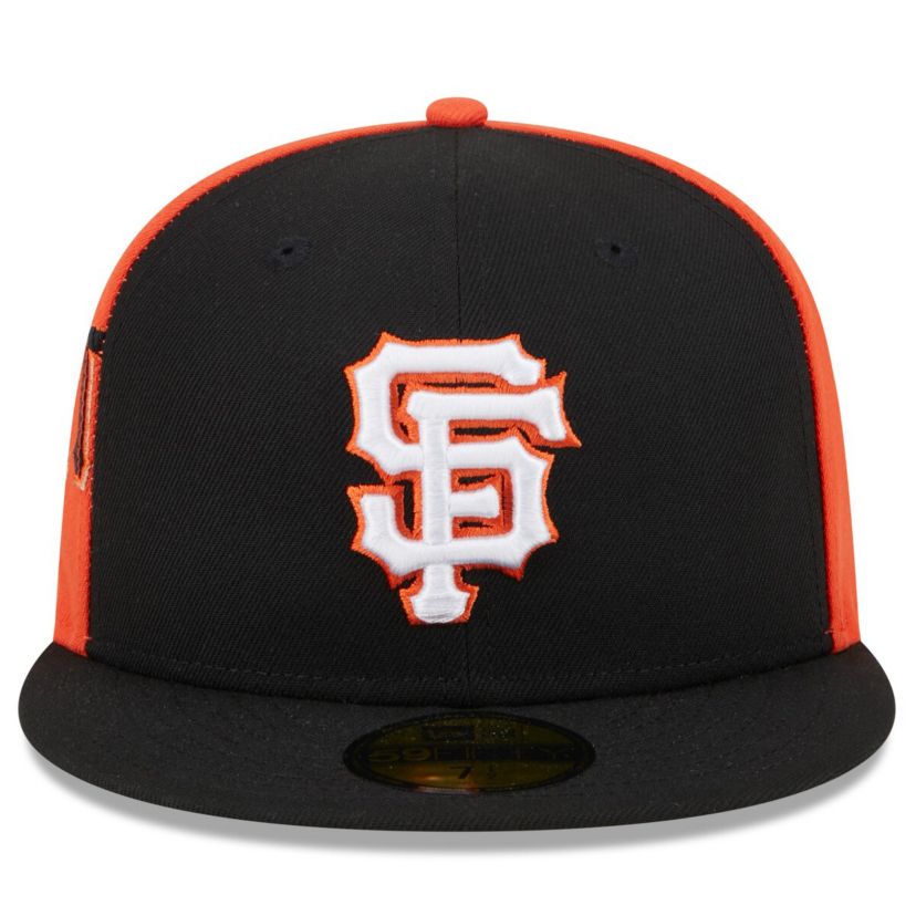 MLB Black/Orange San Francisco Giants Gameday Sideswipe 59FIFTY Fitted Hat