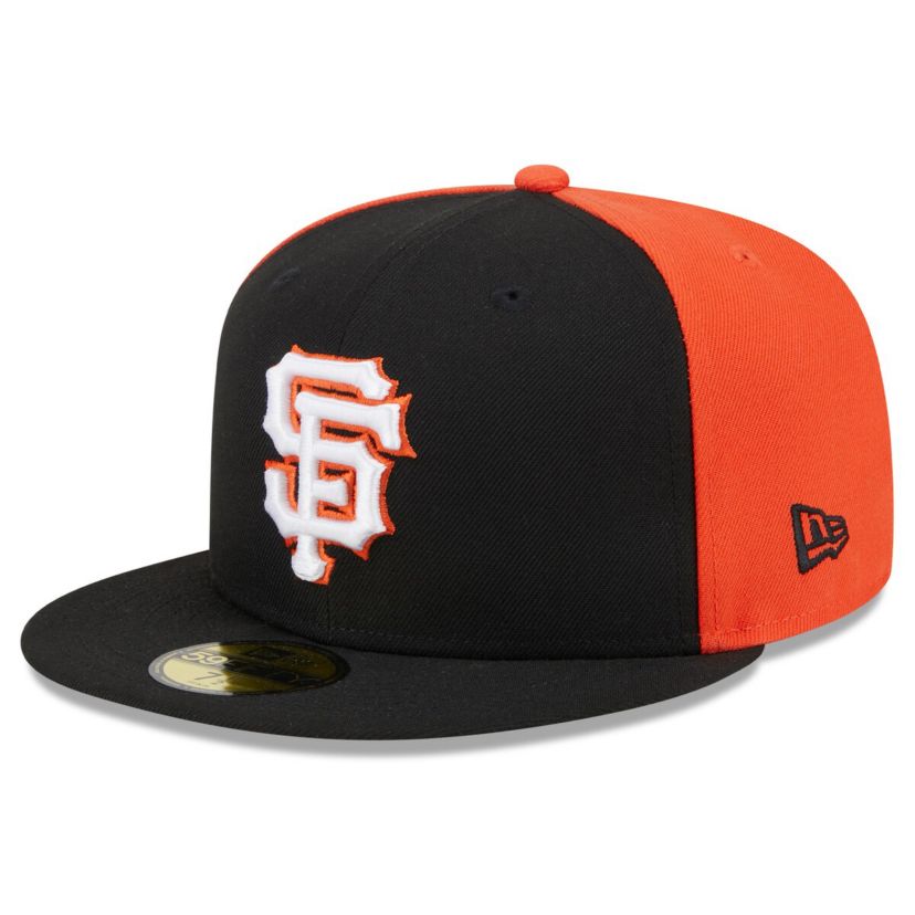 MLB Black/Orange San Francisco Giants Gameday Sideswipe 59FIFTY Fitted Hat