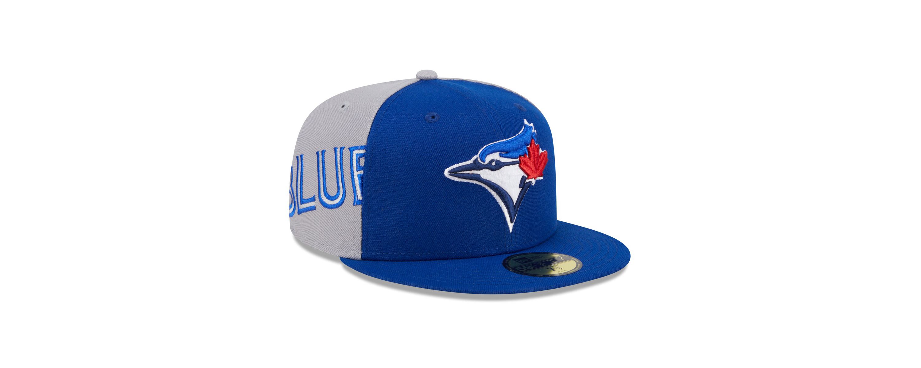 Toronto Blue Jays MLB Royal/Gray Toronto Jays Gameday Sideswipe 59FIFTY Fitted Hat