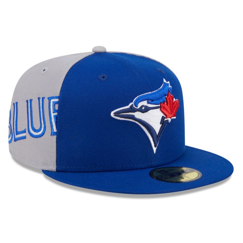 Toronto Blue Jays MLB Royal/Gray Toronto Jays Gameday Sideswipe 59FIFTY Fitted Hat