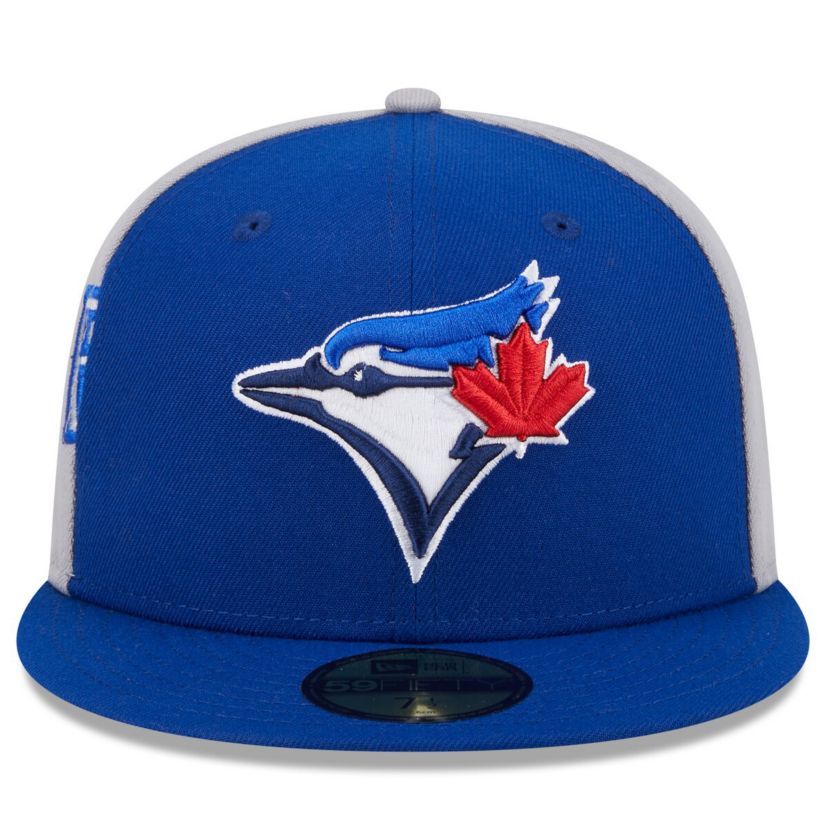 Toronto Blue Jays MLB Royal/Gray Toronto Jays Gameday Sideswipe 59FIFTY Fitted Hat