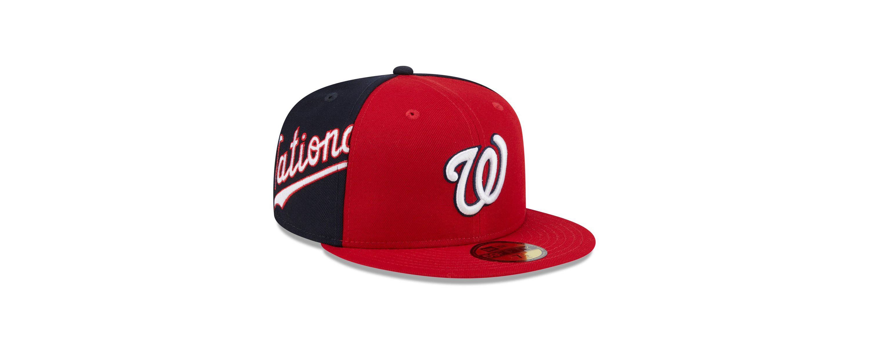 MLB Red/Navy Washington Nationals Gameday Sideswipe 59FIFTY Fitted Hat