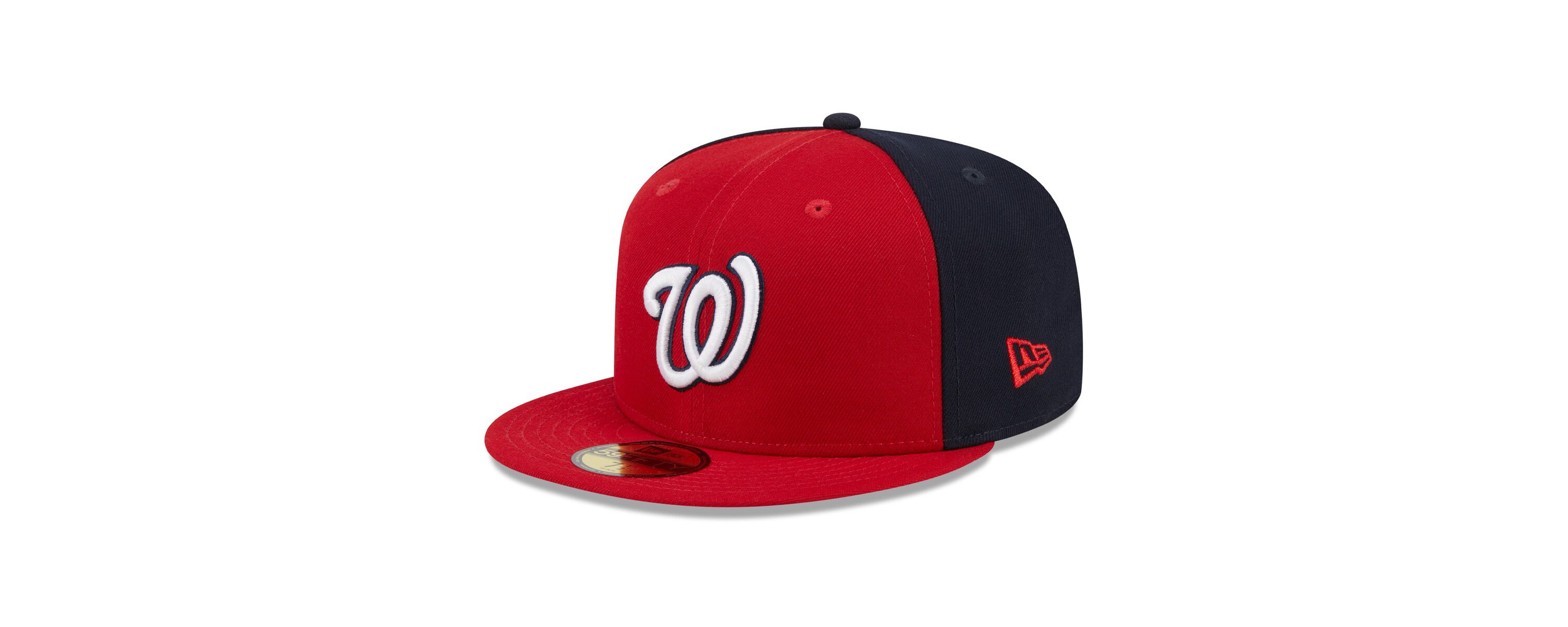 MLB Red/Navy Washington Nationals Gameday Sideswipe 59FIFTY Fitted Hat