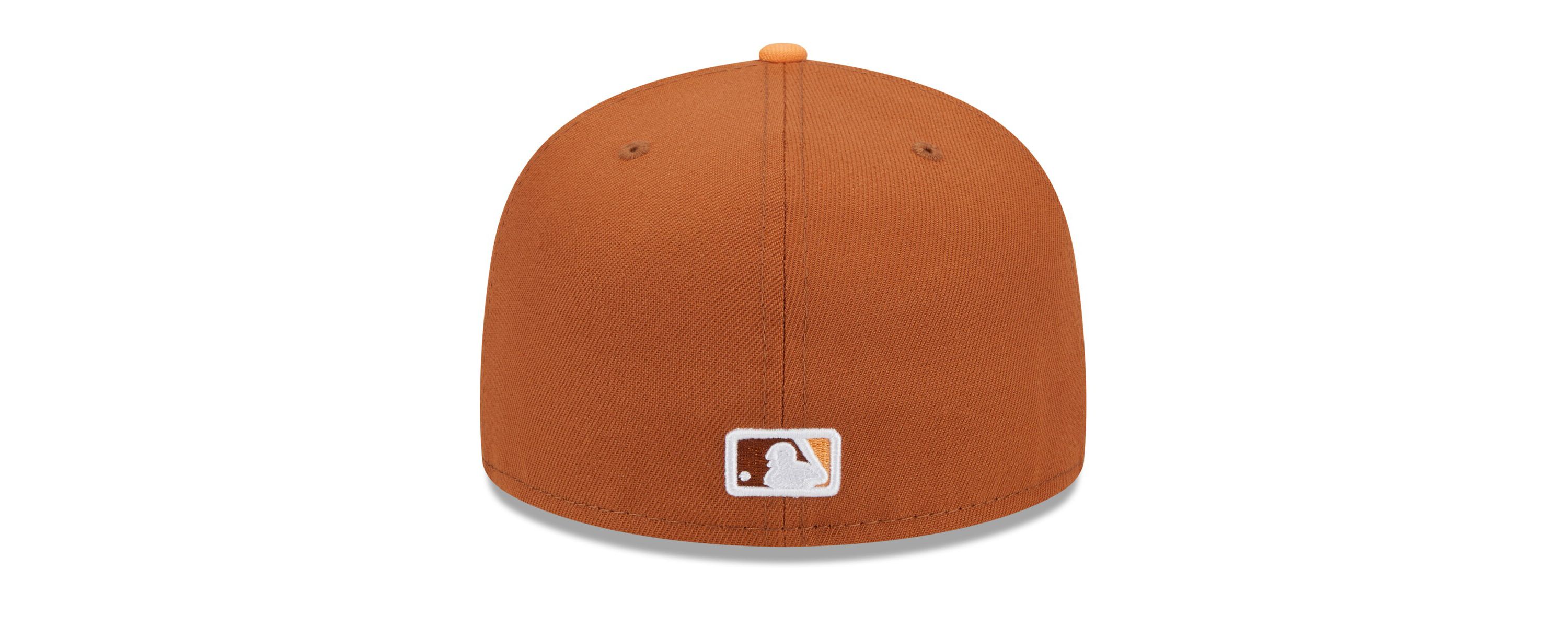 MLB Brown/Orange Atlanta Braves Spring Color Basic Two-Tone 59FIFTY Fitted Hat