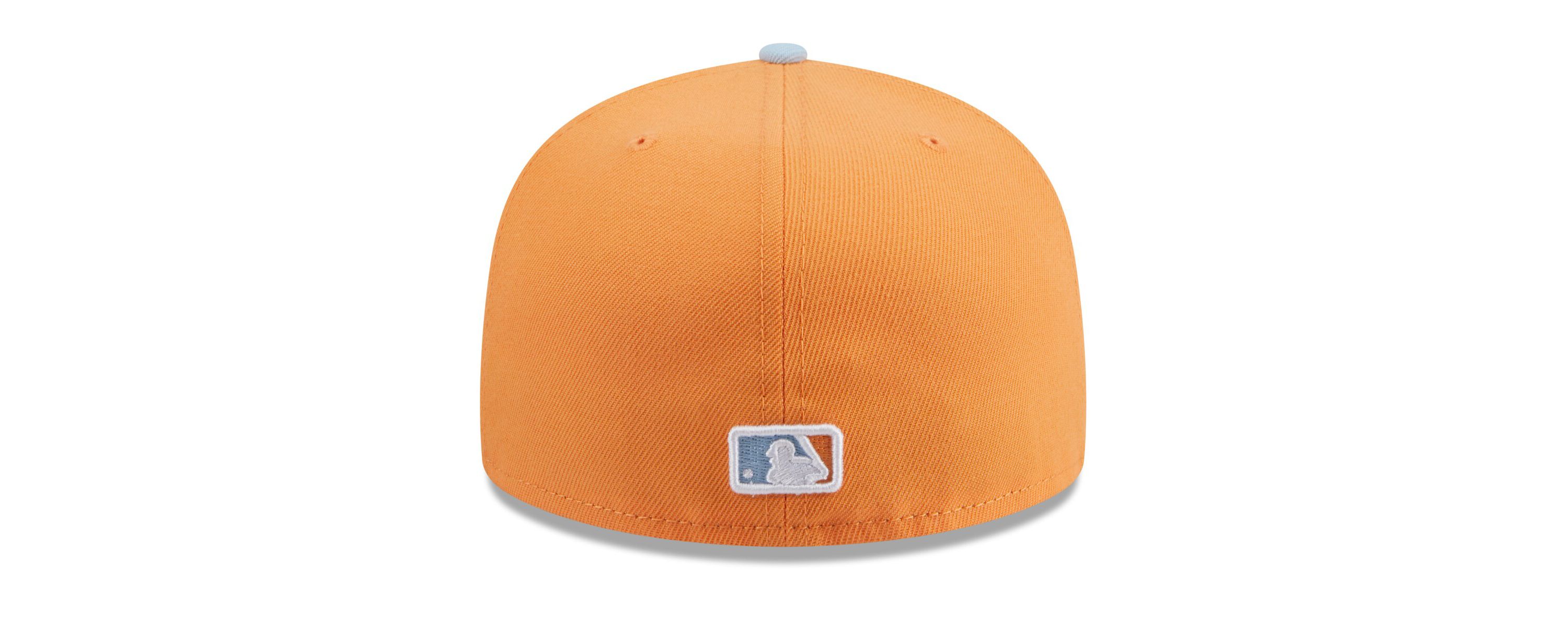 MLB Orange/Light Chicago Cubs Spring Color Basic Two-Tone 59FIFTY Fitted Hat