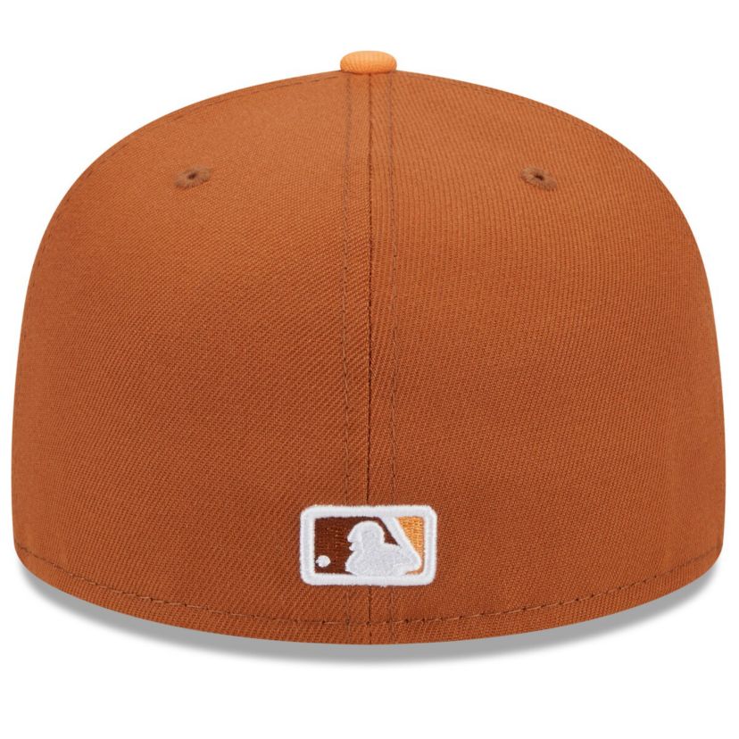 Chicago White Sox MLB Brown/Orange Chicago Sox Spring Color Basic Two-Tone 59FIFTY Fitted Hat